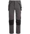 CR781 CEJ010 Craghoppers Workwear Sheffield Holster Trousers Carbon Grey / Black colour image